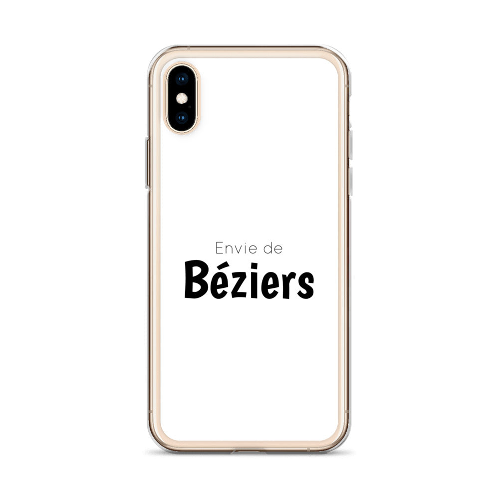 Coque iPhone Envie de Béziers iPhone X XS - Sedurro