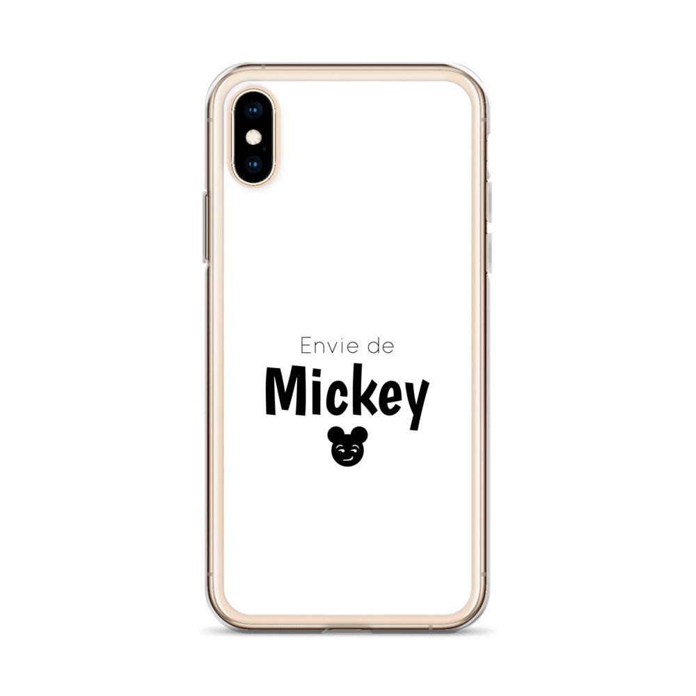 Coque iPhone Envie de Mickey iPhone X XS - Sedurro