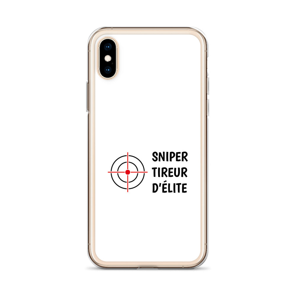 Coque iPhone Sniper tireur d'élite iPhone X XS - Sedurro