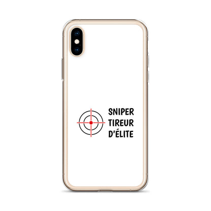 Coque iPhone Sniper tireur d'élite iPhone X XS - Sedurro