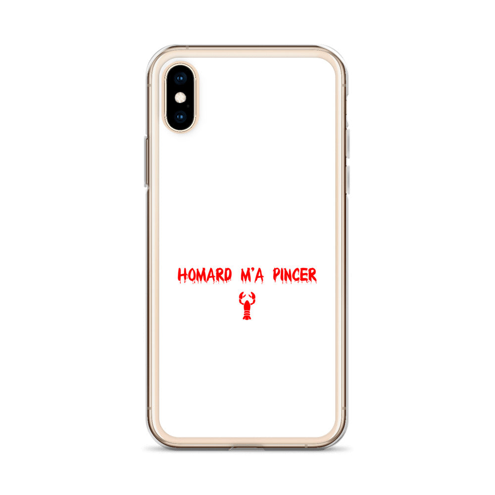 Coque iPhone Homard m'a pincer iPhone X XS - Sedurro