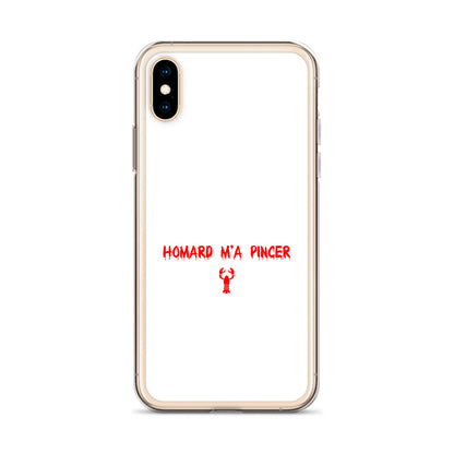 Coque iPhone Homard m'a pincer iPhone X XS - Sedurro