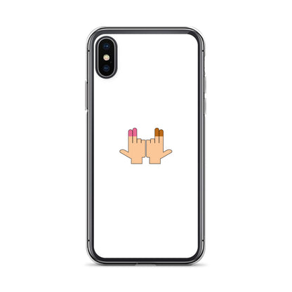 Coque iPhone DP Double péné signe du J seul iPhone X XS - Sedurro