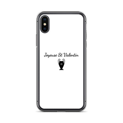 Coque iPhone Joyeuse Saint Valentin Ligue des Champions iPhone X XS - Sedurro