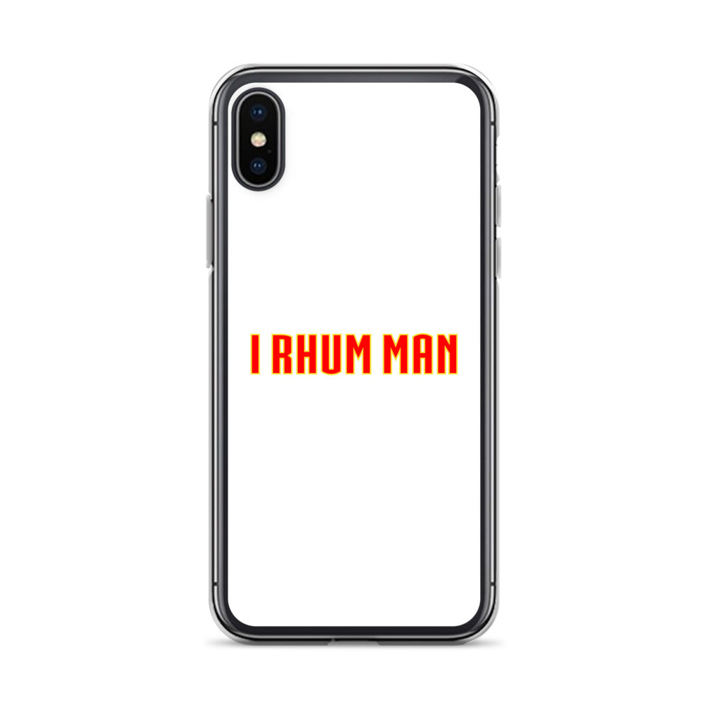 Coque iPhone I rhum man iPhone X XS - Sedurro