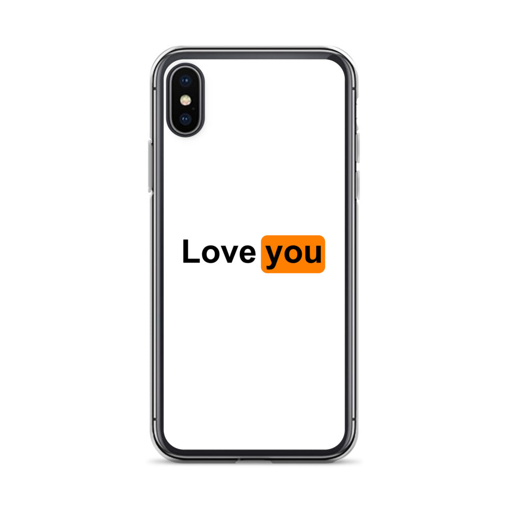 Coque iPhone Love you logo PH iPhone X XS - Sedurro
