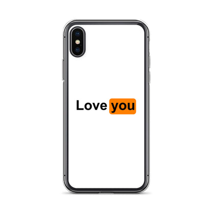 Coque iPhone Love you logo PH iPhone X XS - Sedurro