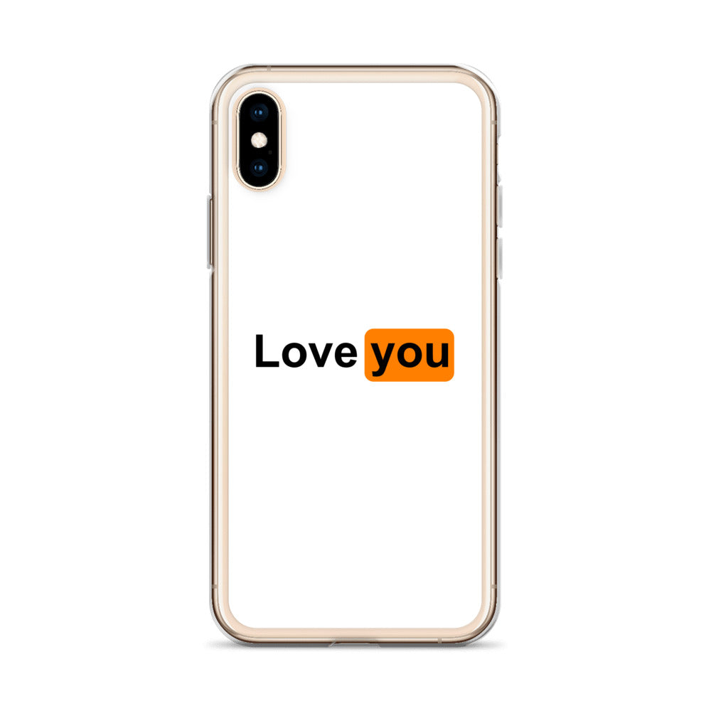 Coque iPhone Love you logo PH - Sedurro