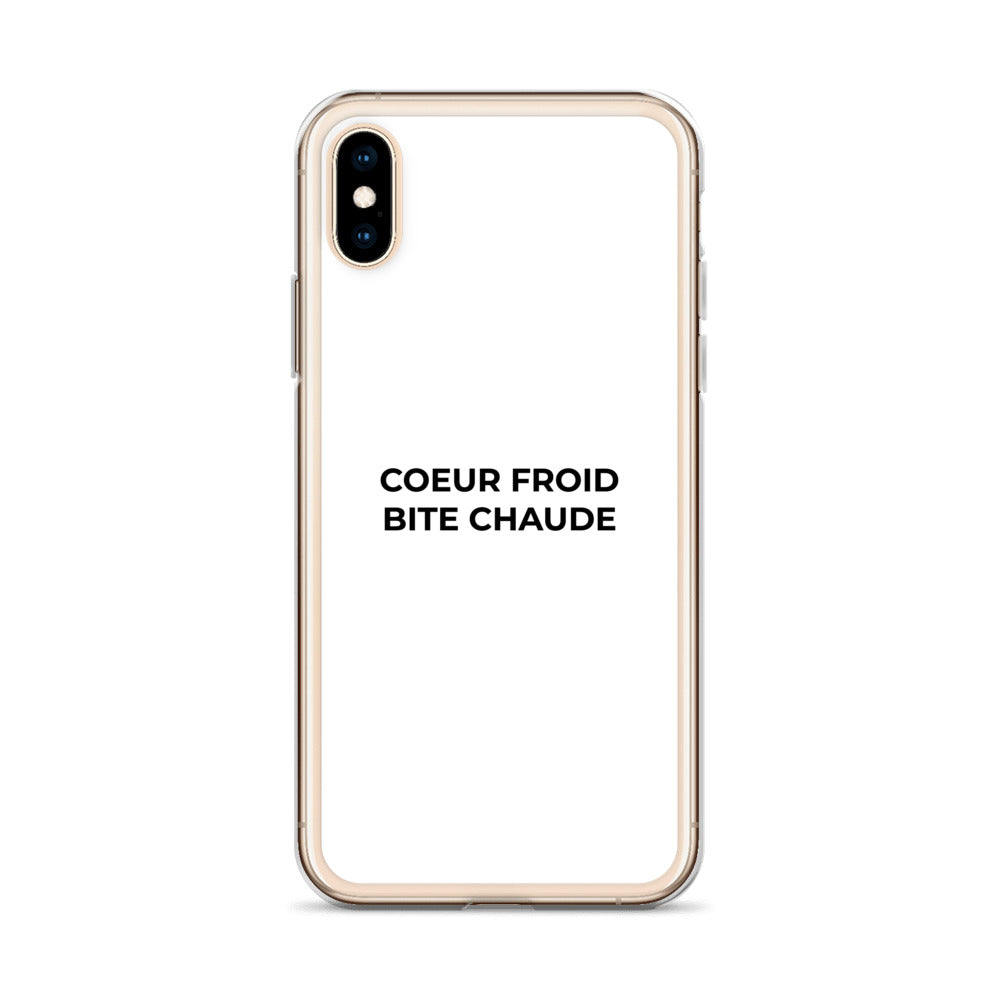 Coque iPhone Cœur froid bite chaude - Sedurro
