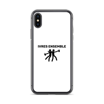 Coque iPhone Ivres ensemble iPhone X XS - Sedurro