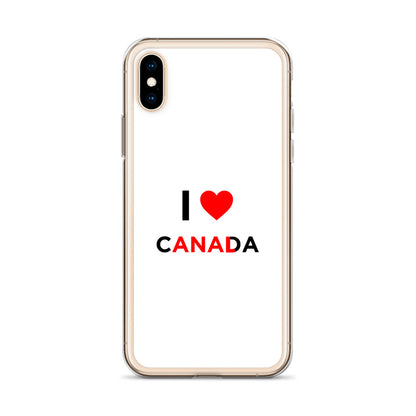 Coque iPhone I love Canada anal - Sedurro