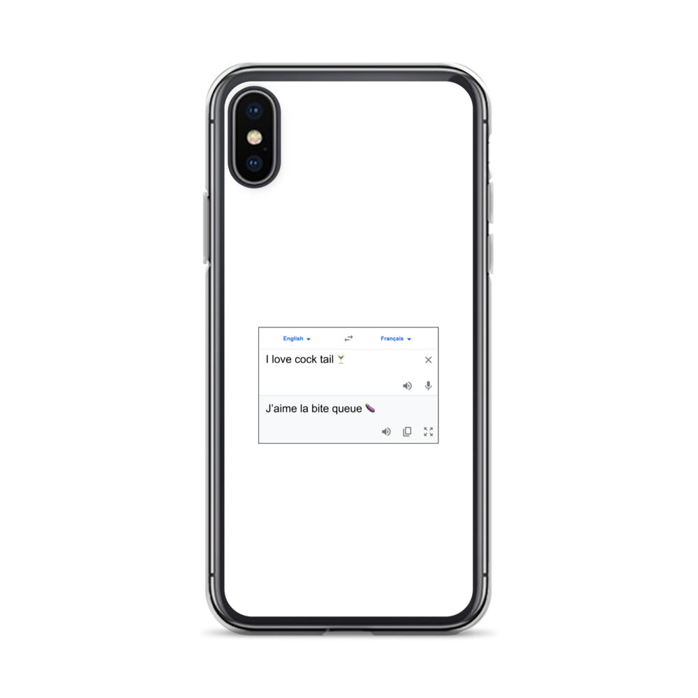 Coque iPhone Traduction cocktail - Sedurro