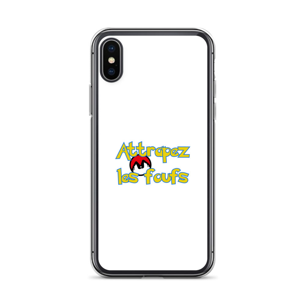 Coque iPhone Attrapez les foufs Pokeboule - Sedurro
