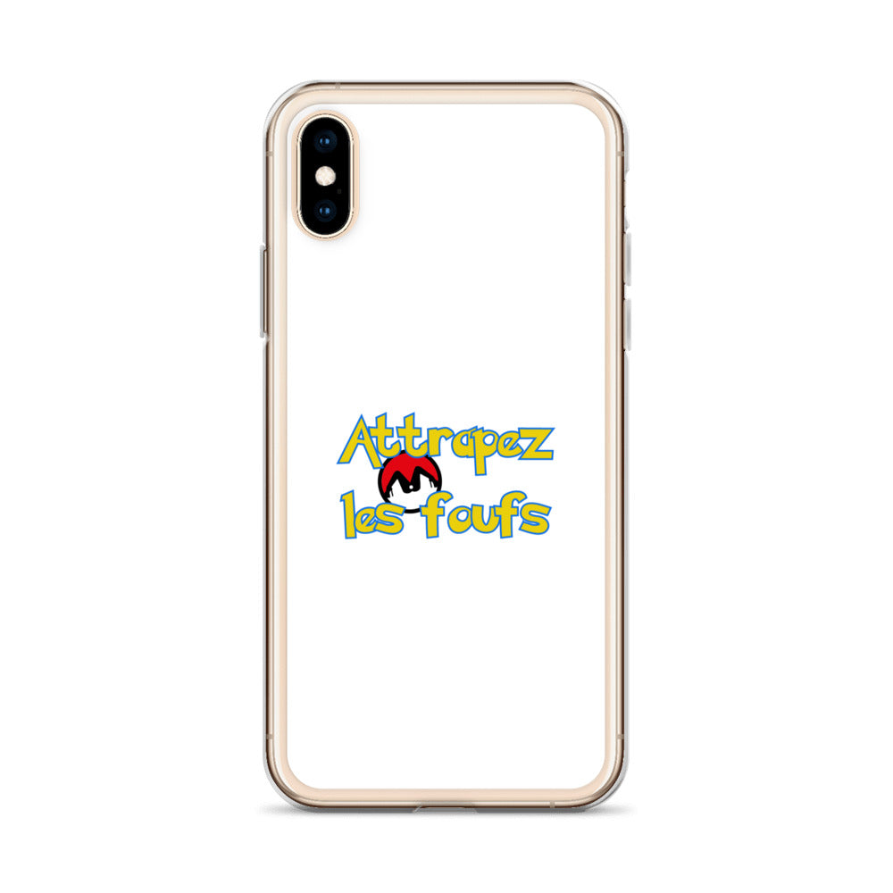 Coque iPhone Attrapez les foufs Pokeboule - Sedurro