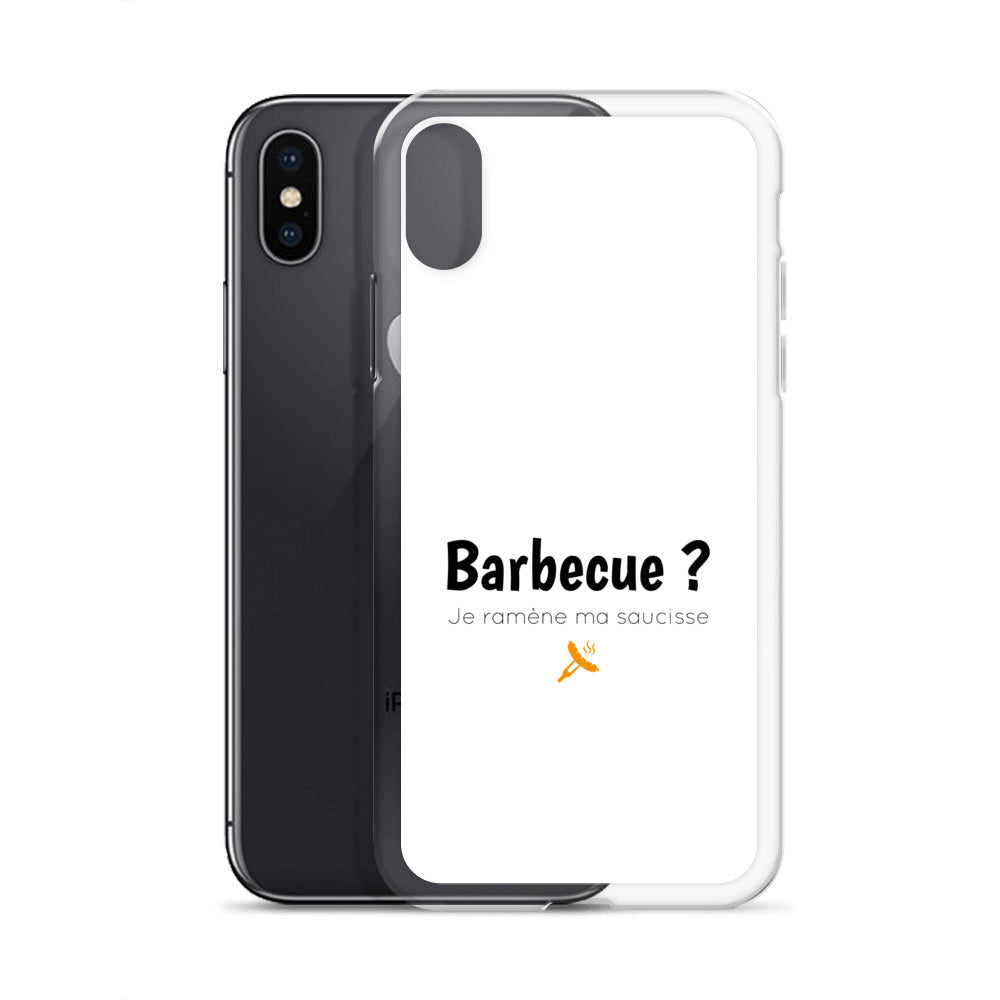Coque iPhone Barbecue je ramène ma saucisse - Sedurro