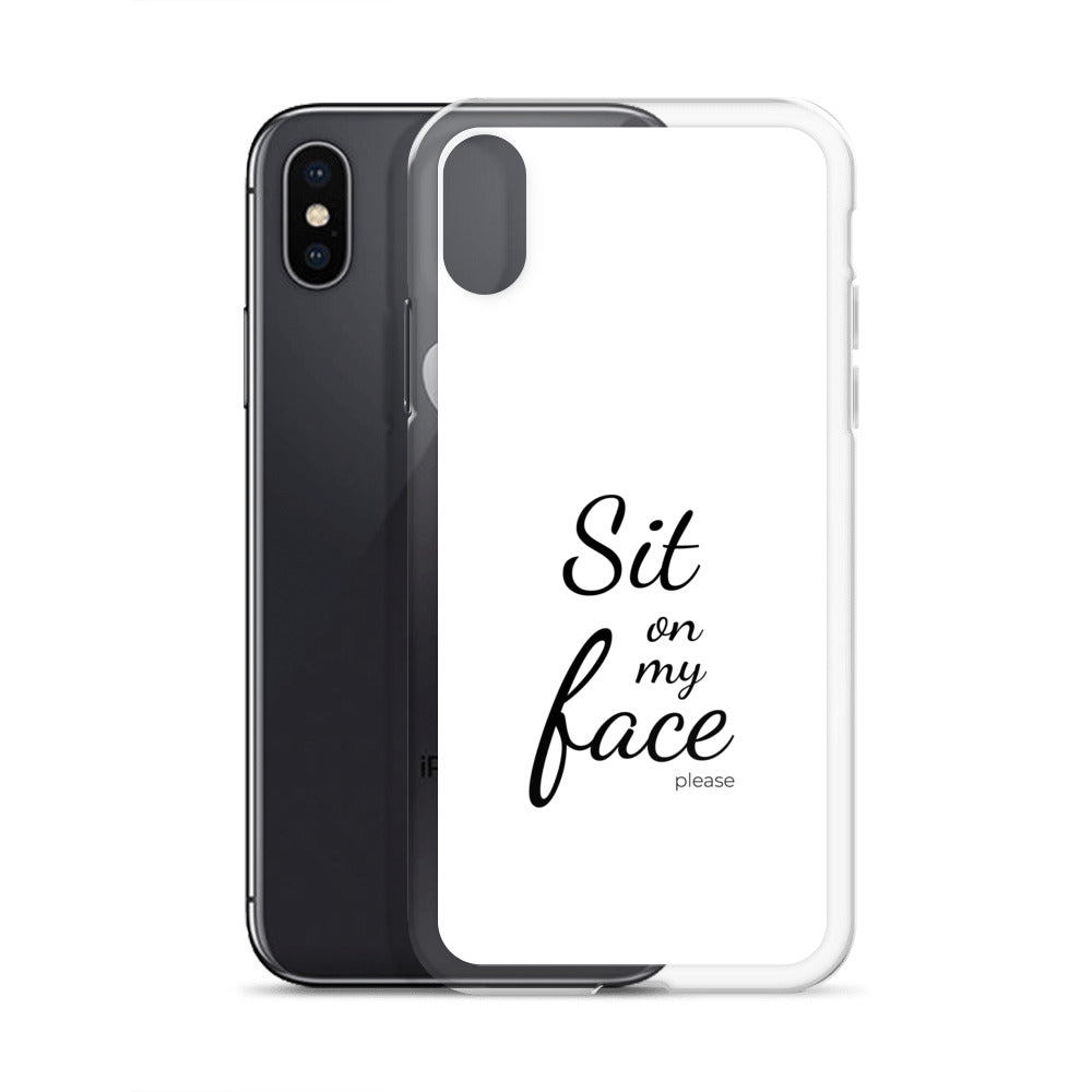 Coque iPhone Sit on my face please - Sedurro