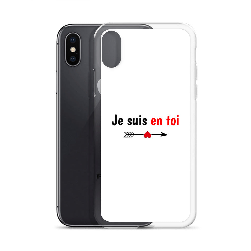 Coque iPhone Je suis en toi flèche cupidon - Sedurro