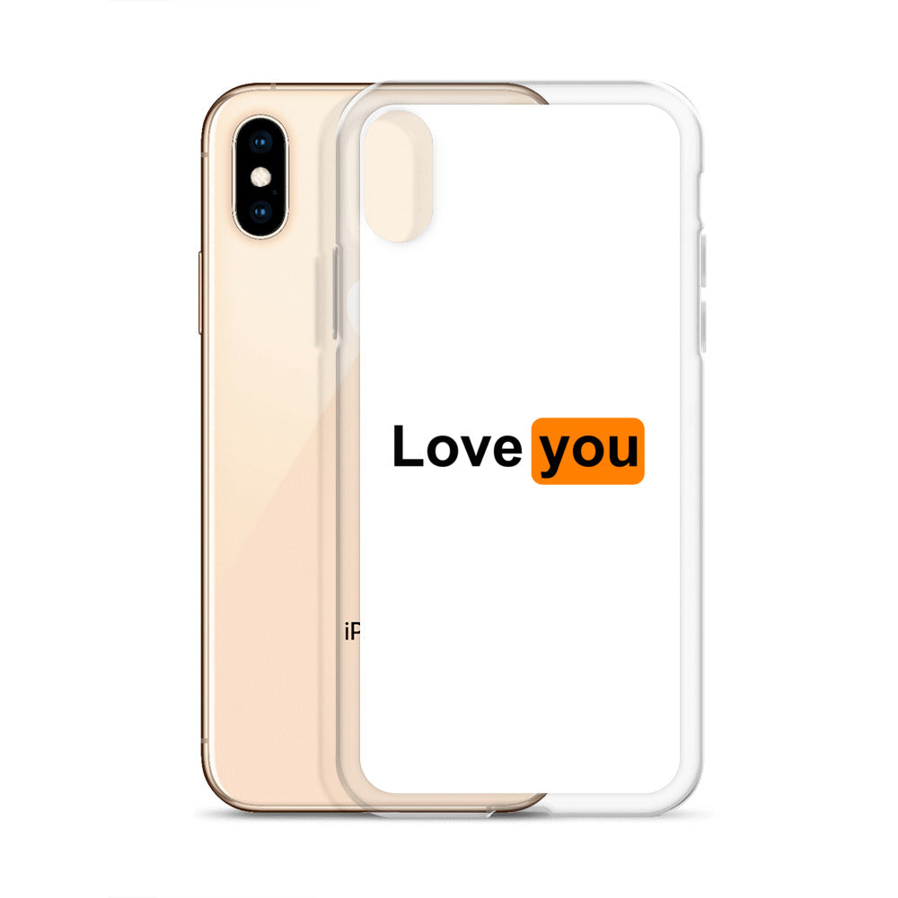 Coque iPhone Love you logo PH - Sedurro