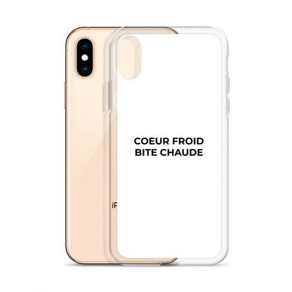 Coque iPhone Cœur froid bite chaude - Sedurro