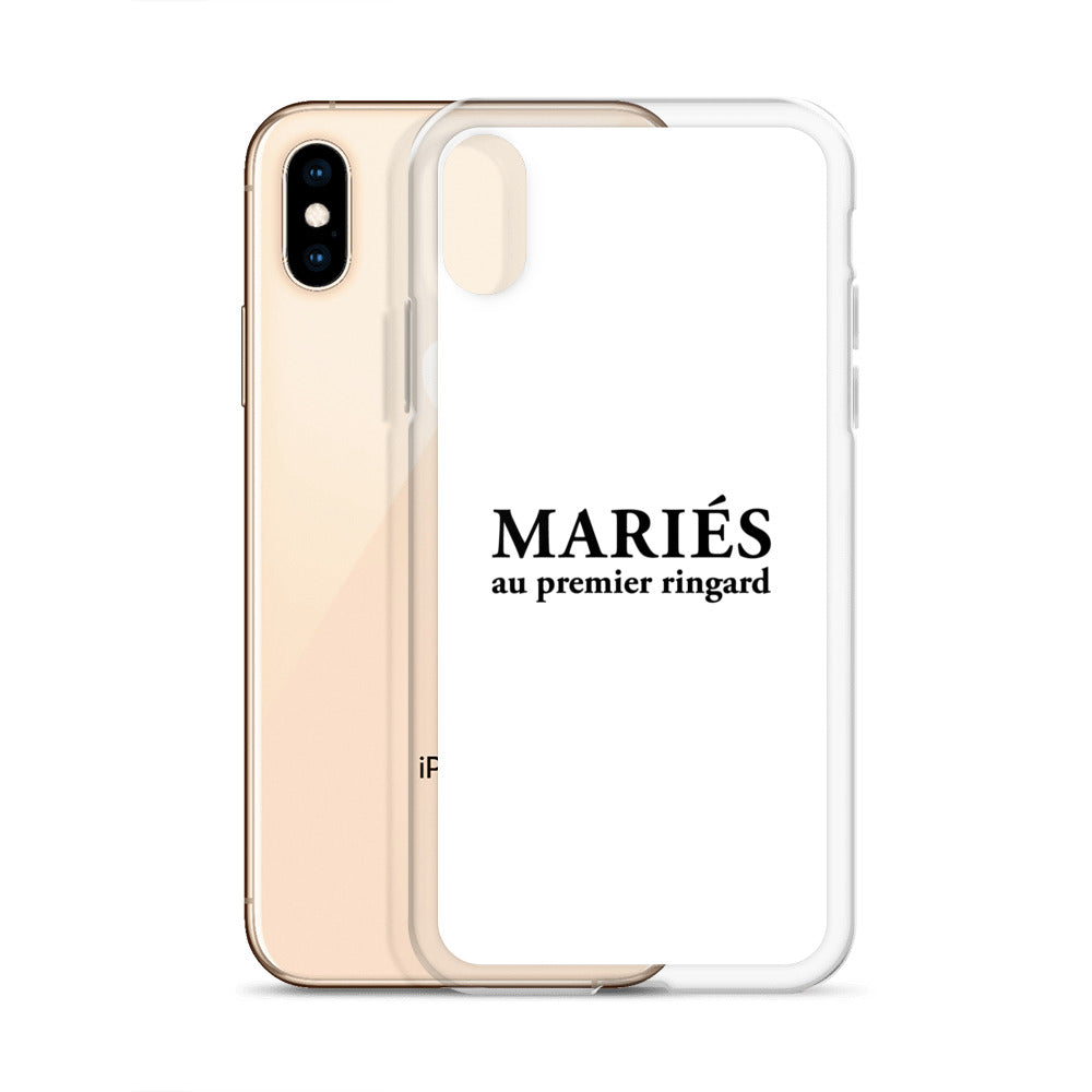 Coque iPhone Mariés au premier ringard - Sedurro