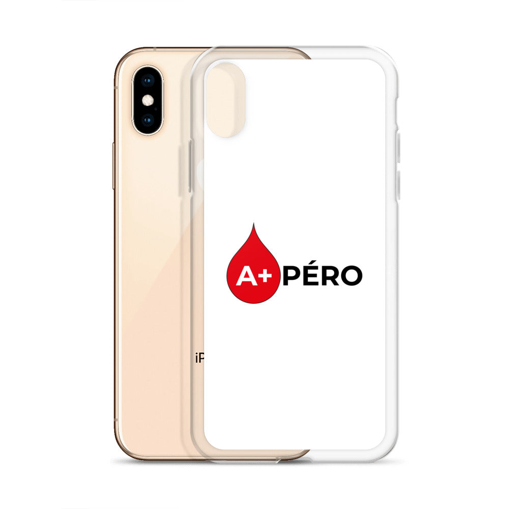 Coque iPhone Apéro groupe sanguin A+ - Sedurro