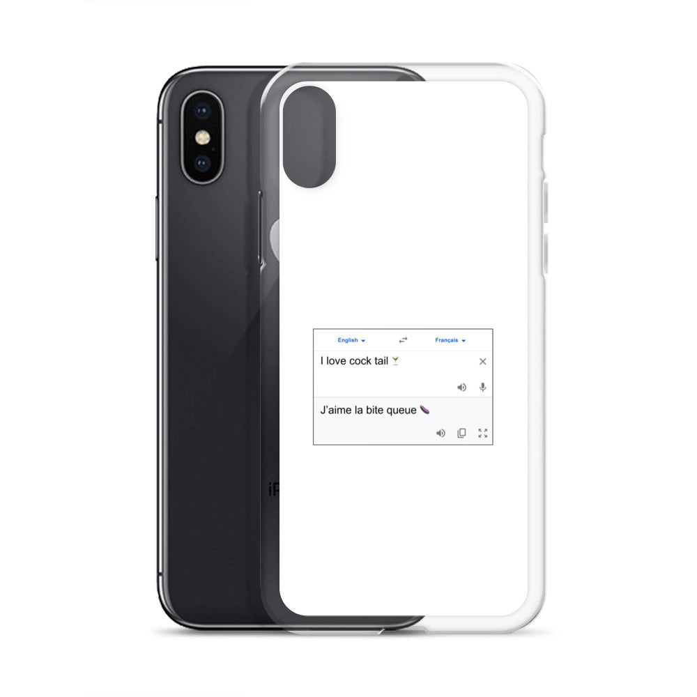 Coque iPhone Traduction cocktail - Sedurro