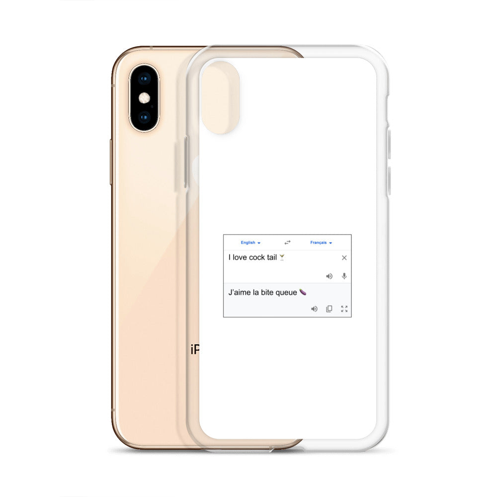 Coque iPhone Traduction cocktail - Sedurro
