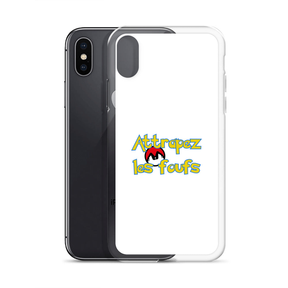 Coque iPhone Attrapez les foufs Pokeboule - Sedurro