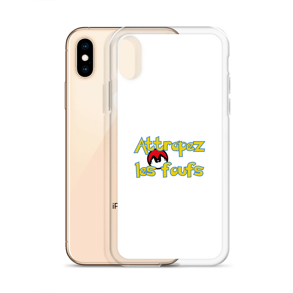 Coque iPhone Attrapez les foufs Pokeboule - Sedurro