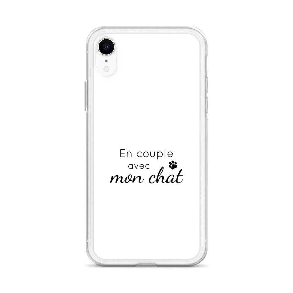 Coque iPhone En couple avec mon chat iPhone XR - Sedurro