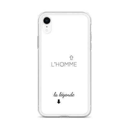 Coque iPhone L'homme et la légende iPhone XR - Sedurro