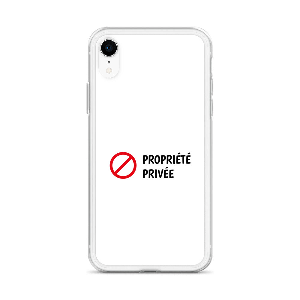 Coque iPhone Propriété privée iPhone XR - Sedurro