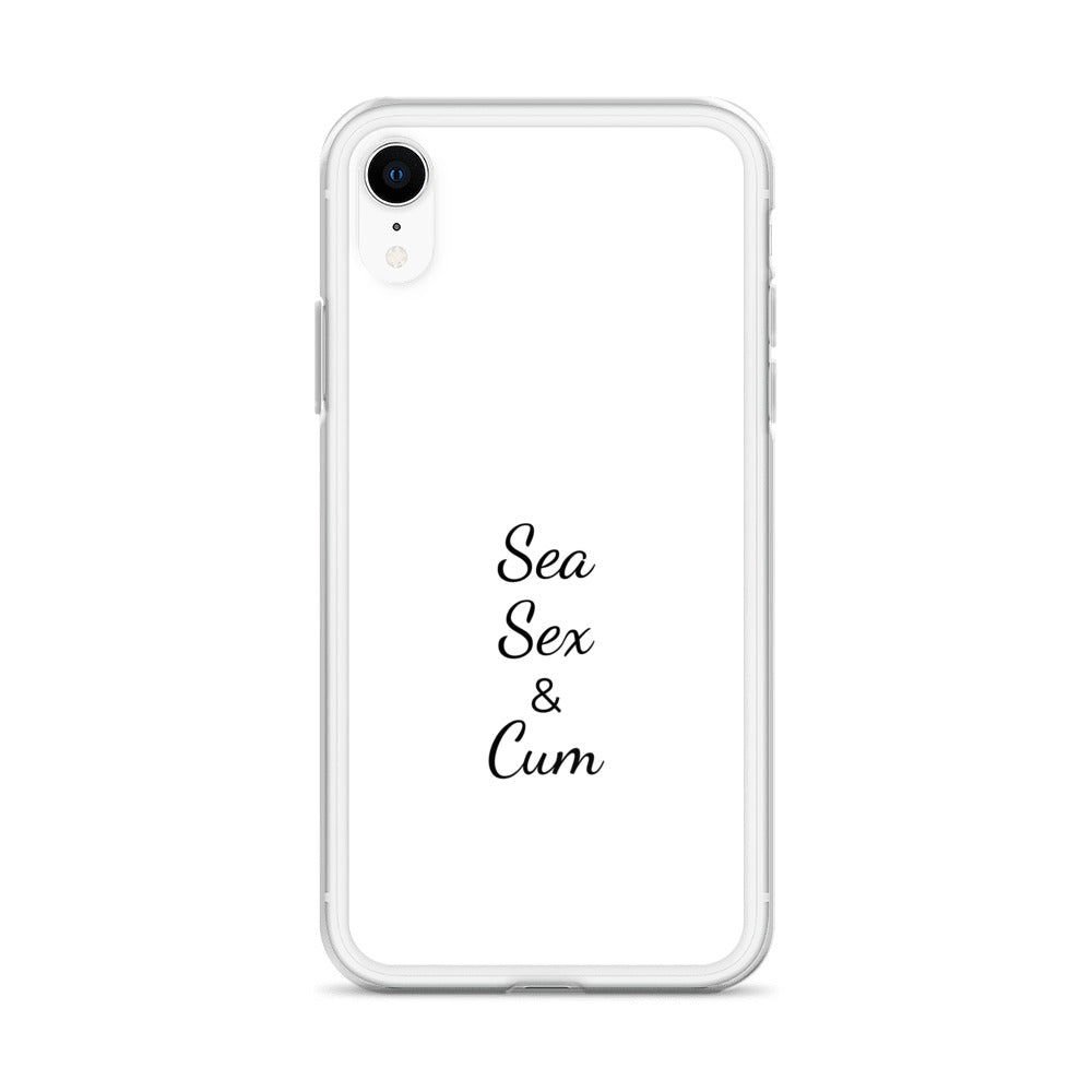 Coque iPhone Sea sex & cum iPhone XR - Sedurro