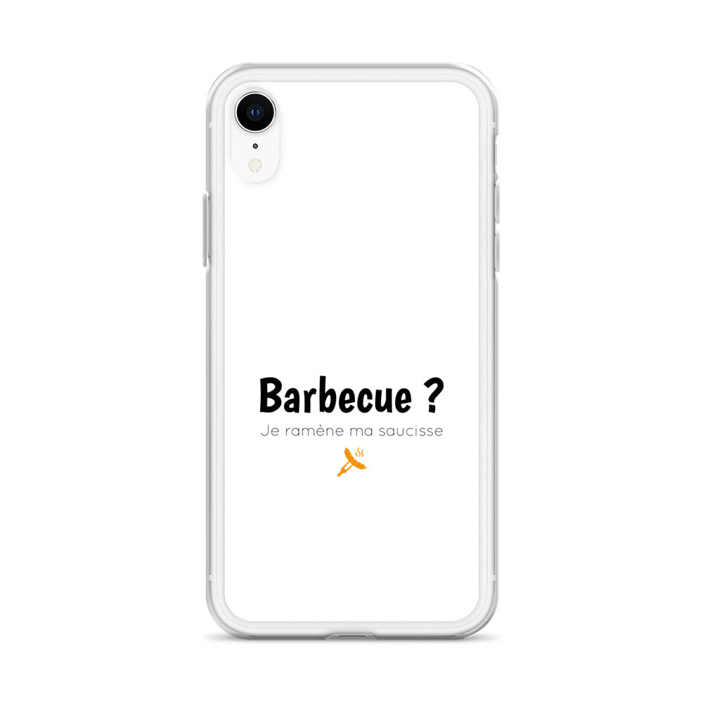 Coque iPhone Barbecue je ramène ma saucisse iPhone XR - Sedurro
