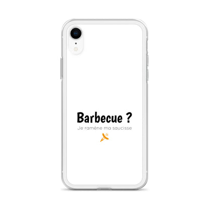 Coque iPhone Barbecue je ramène ma saucisse iPhone XR - Sedurro