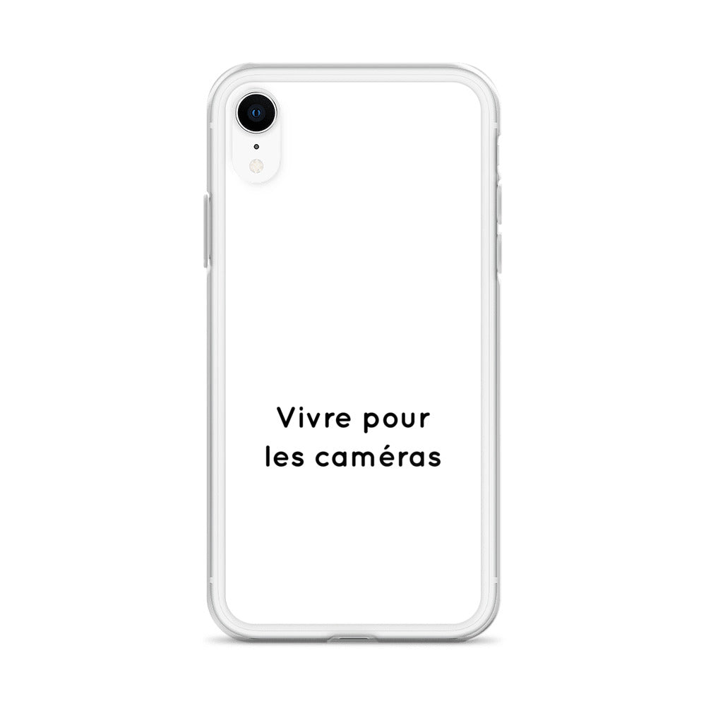 Coque iPhone Vivre pour les caméras iPhone XR - Sedurro