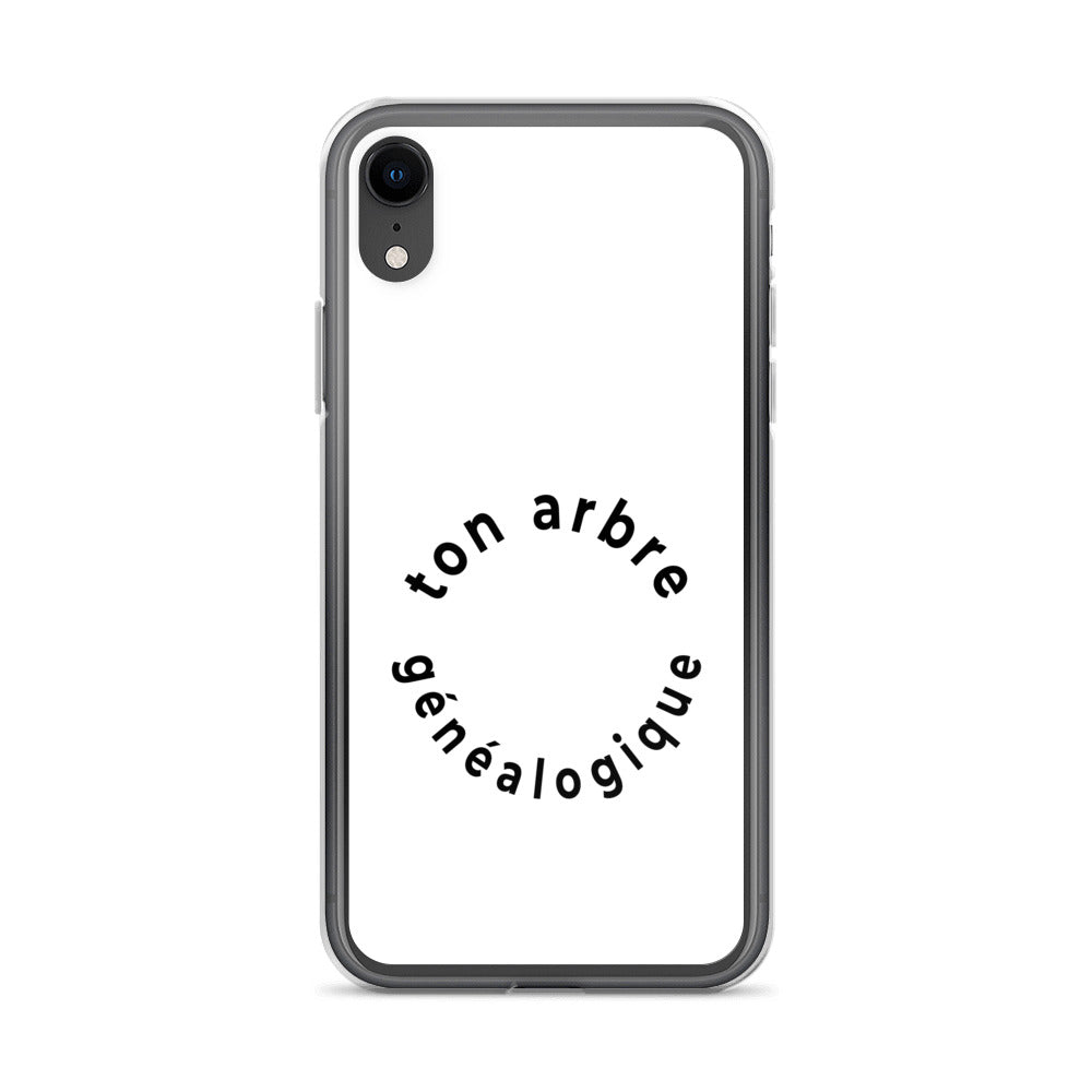 Coque iPhone Ton arbre généalogique en forme de cercle iPhone XR - Sedurro
