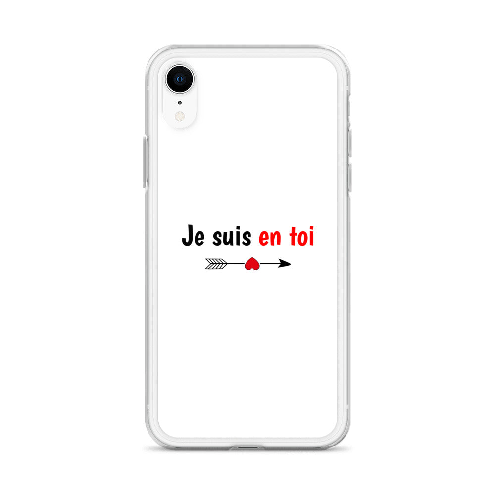 Coque iPhone Je suis en toi flèche cupidon - Sedurro