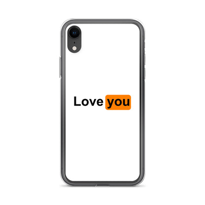 Coque iPhone Love you logo PH iPhone XR - Sedurro