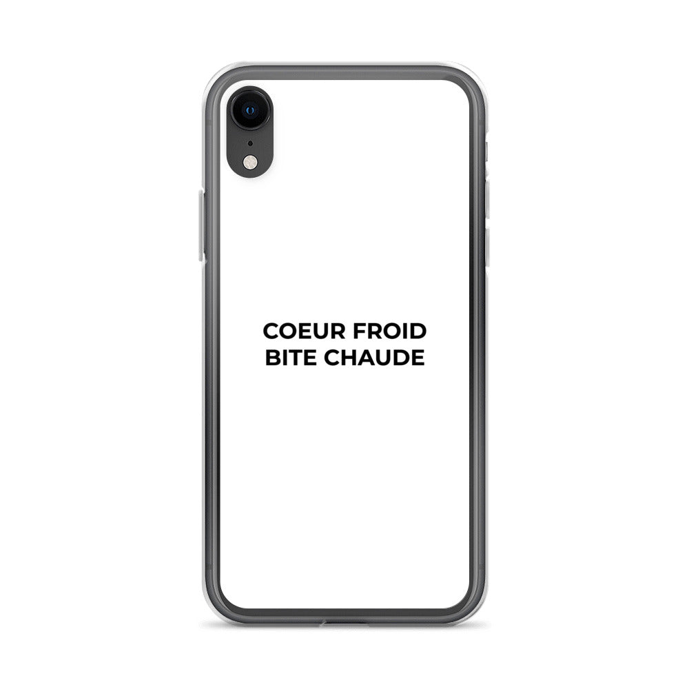 Coque iPhone Cœur froid bite chaude iPhone XR - Sedurro