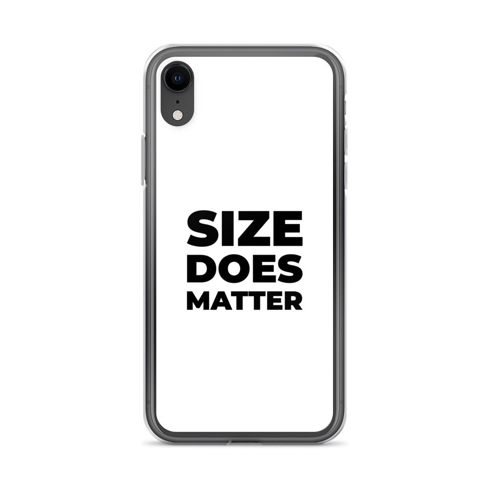 Coque iPhone Size does matter iPhone XR - Sedurro