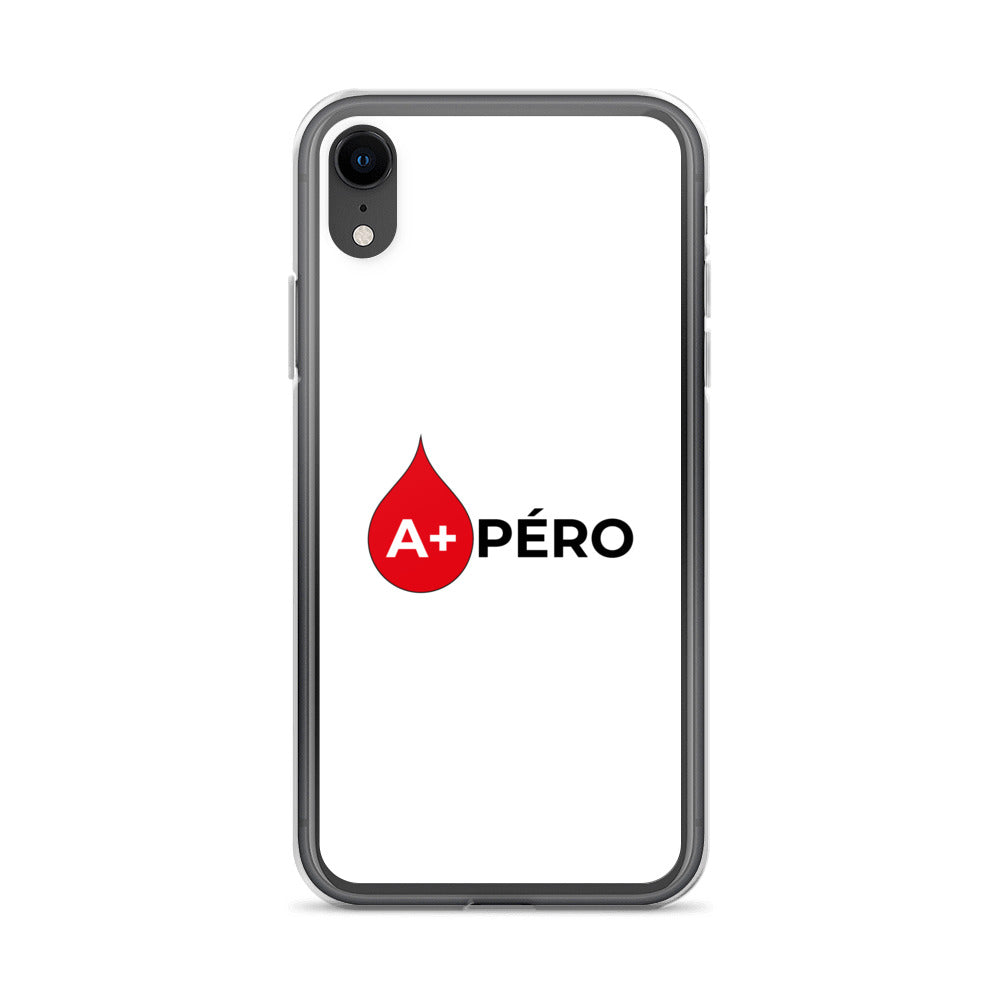 Coque iPhone Apéro groupe sanguin A+ iPhone XR - Sedurro