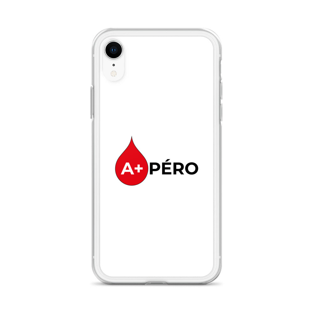 Coque iPhone Apéro groupe sanguin A+ - Sedurro