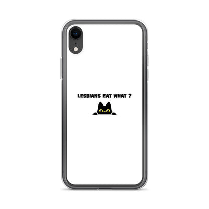 Coque iPhone Cat Lesbians eat what - Sedurro
