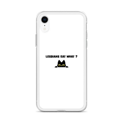 Coque iPhone Cat Lesbians eat what - Sedurro