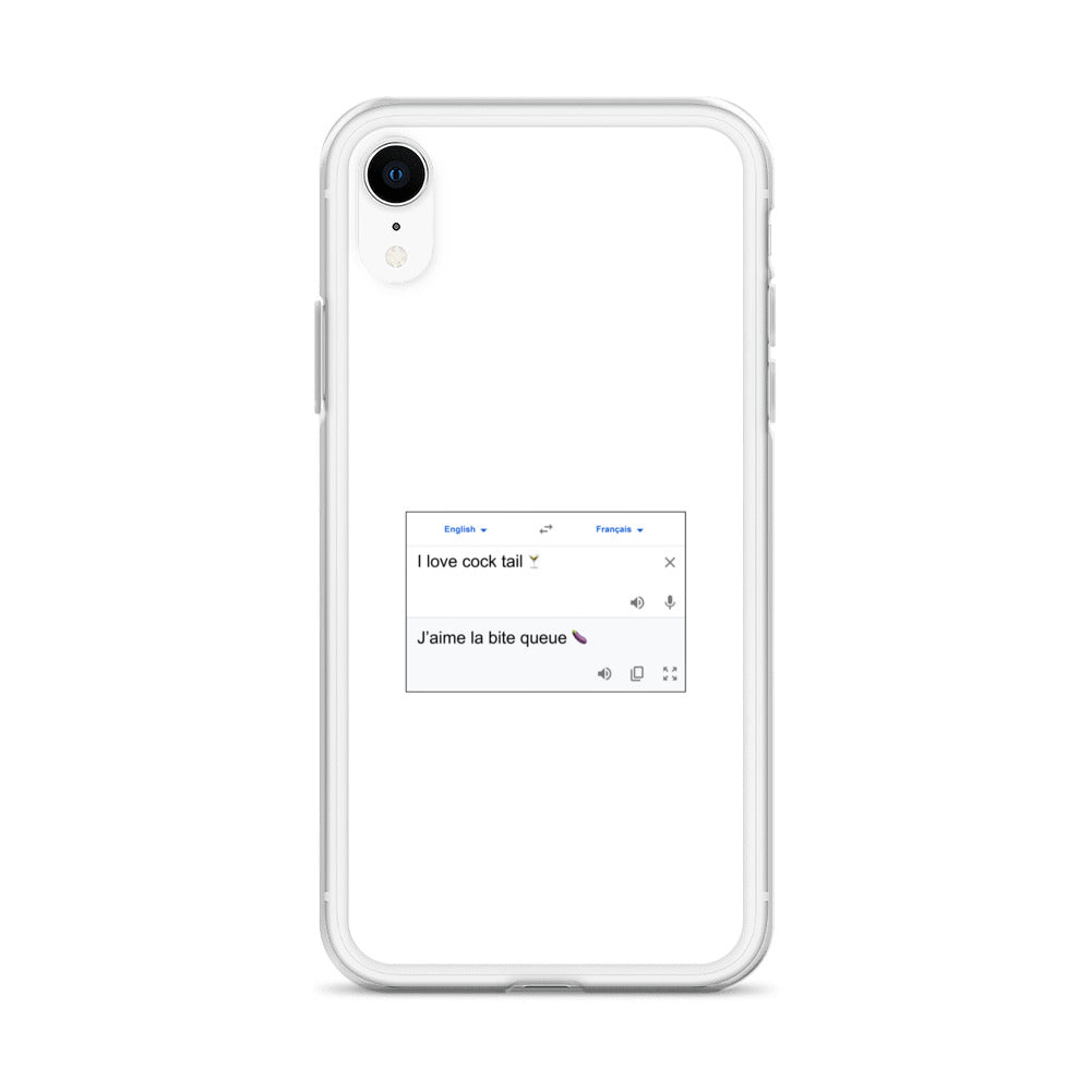Coque iPhone Traduction cocktail - Sedurro