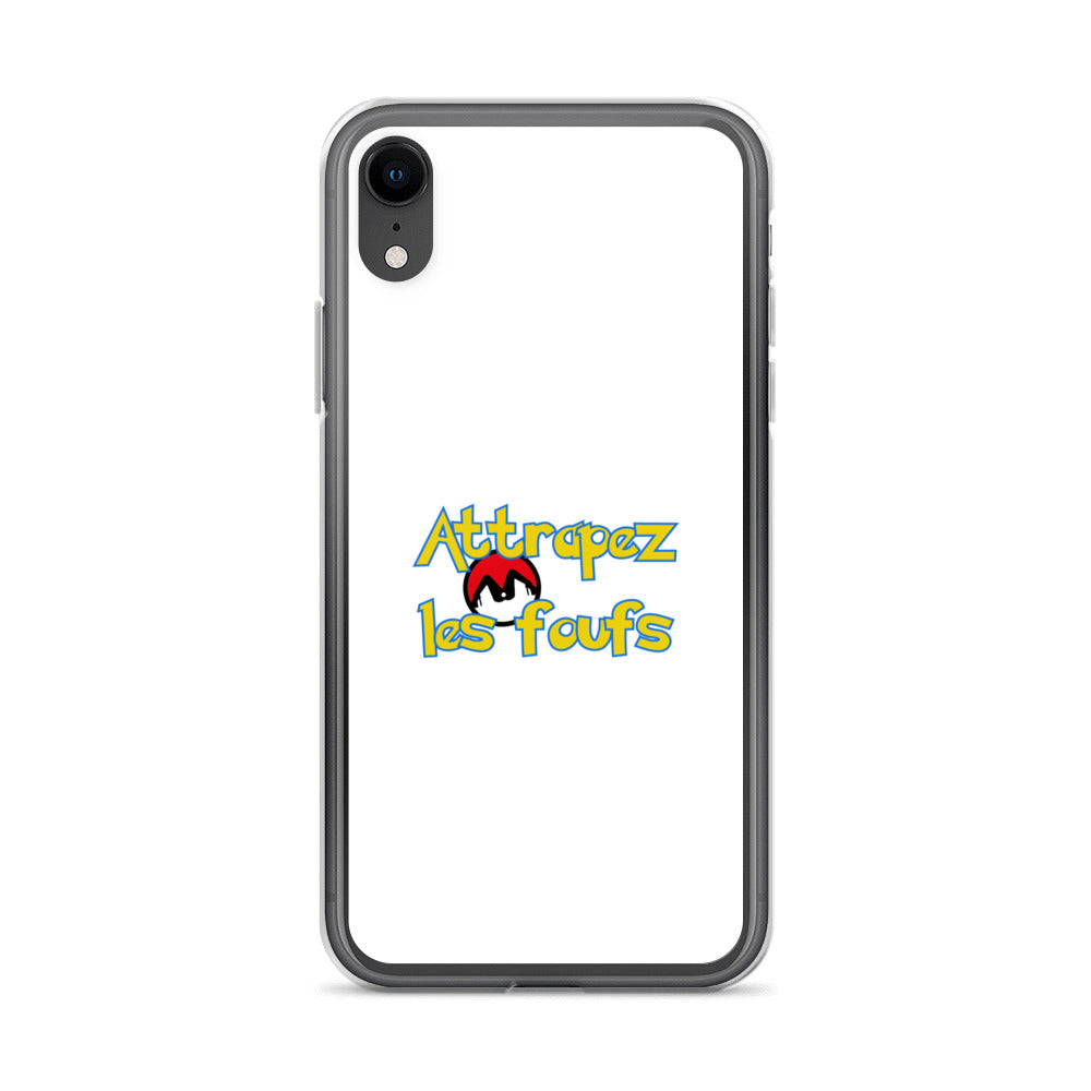 Coque iPhone Attrapez les foufs Pokeboule - Sedurro