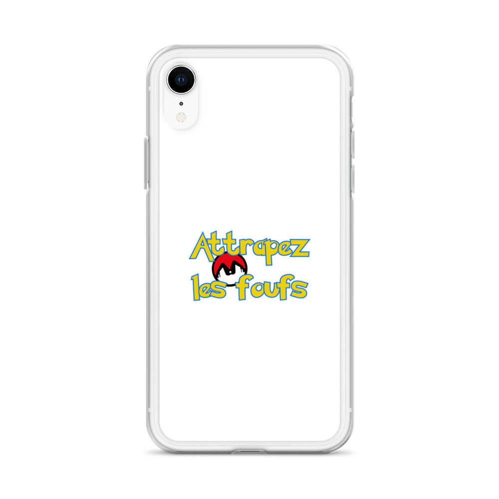 Coque iPhone Attrapez les foufs Pokeboule - Sedurro