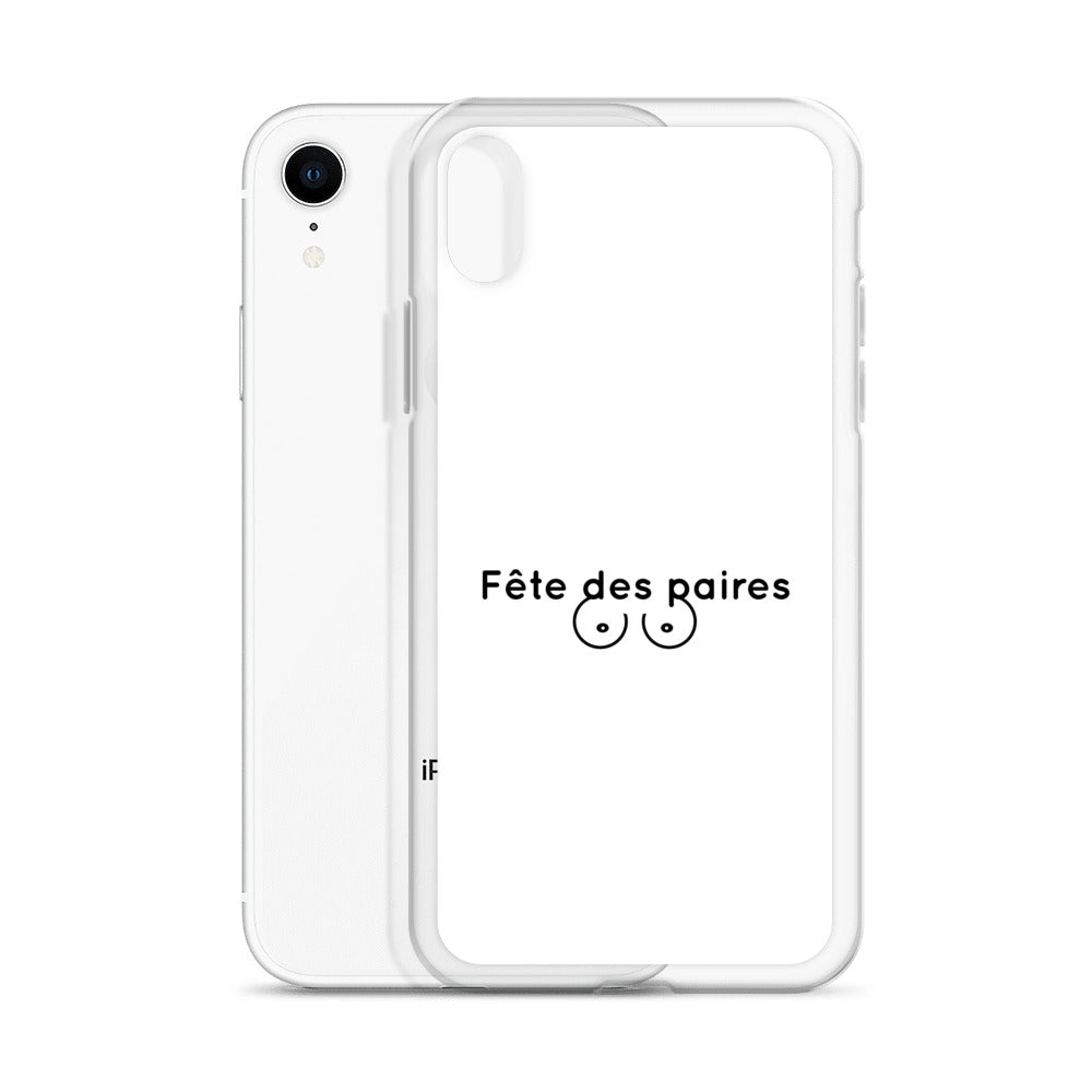 Coque iPhone Fête des paires poitrine - Sedurro