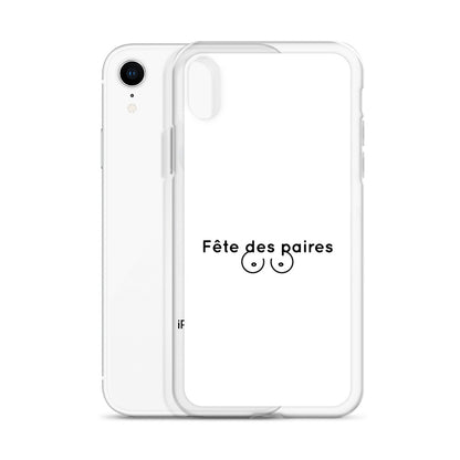 Coque iPhone Fête des paires poitrine - Sedurro